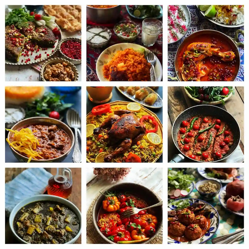 خورشت‌های ایرانی و روش تهیه